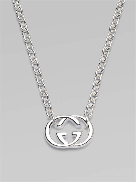 925 silver cz puff gucci|Gucci Signature necklace with GG tag in 925 sterling silver.